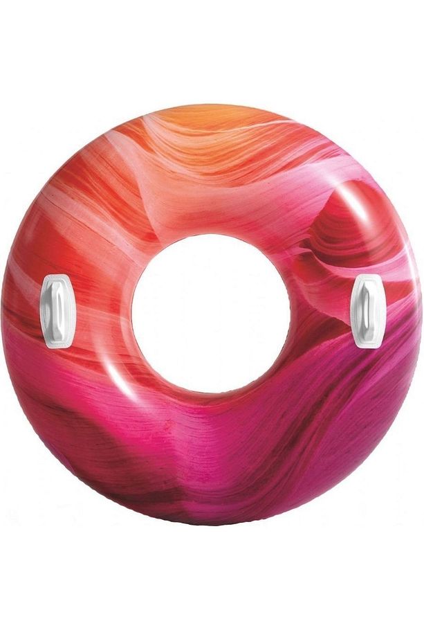 Tutmalı Renkli Simit - Şişme Dalga Desenli Simit - Renkli Şişme Deniz Simidi - Deniz Simidi 114 cm. - 5