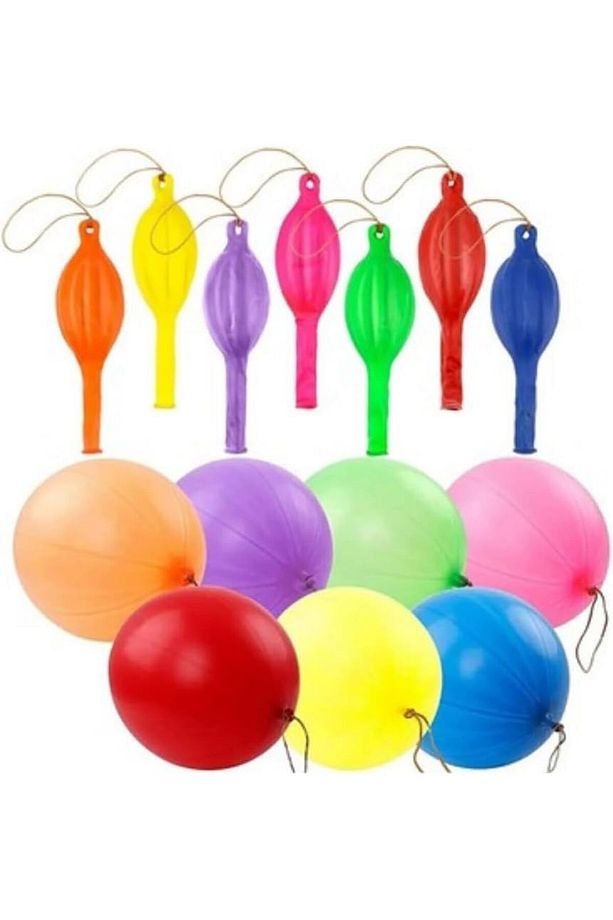 Toptan Satış 100 Adet Atom Panço Balon - Ipli Balon-lastikl - 2