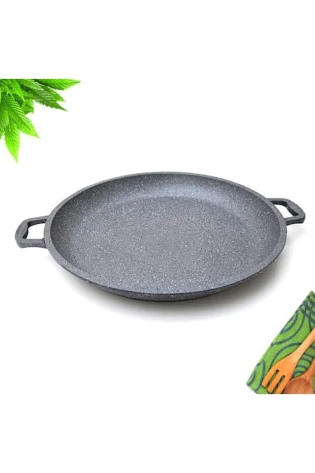 Granite Casting 36 Cm Pancake (BAZLAMA) Pan Gray - 2