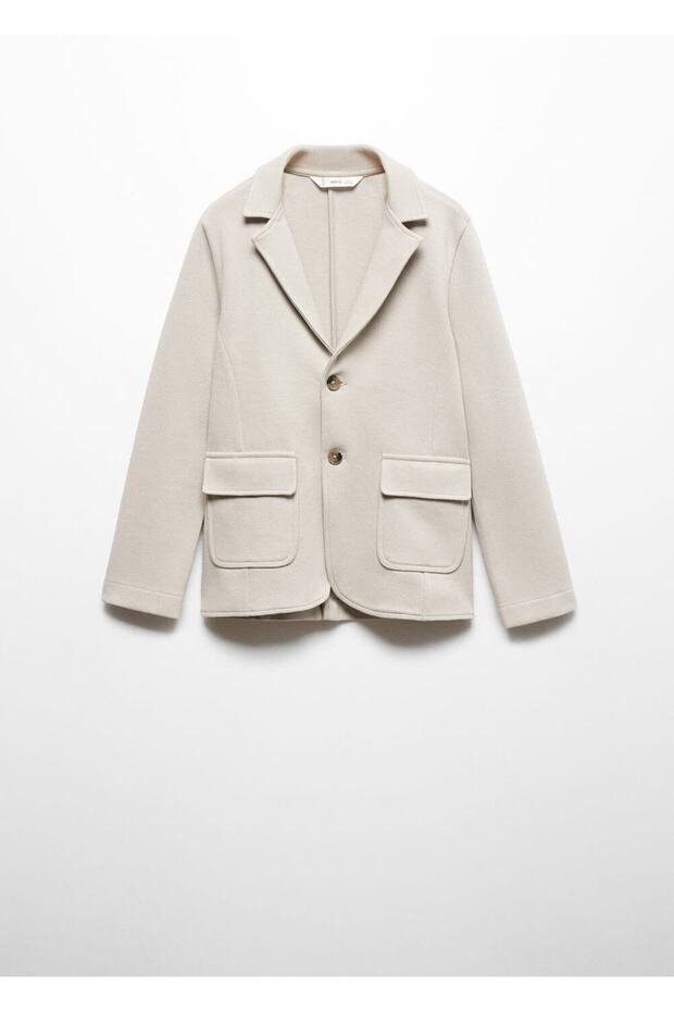 Woven Blazer Jacket - Regular Cut - 1