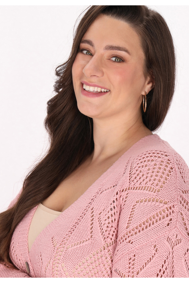 Plus Size Cardigan - 5