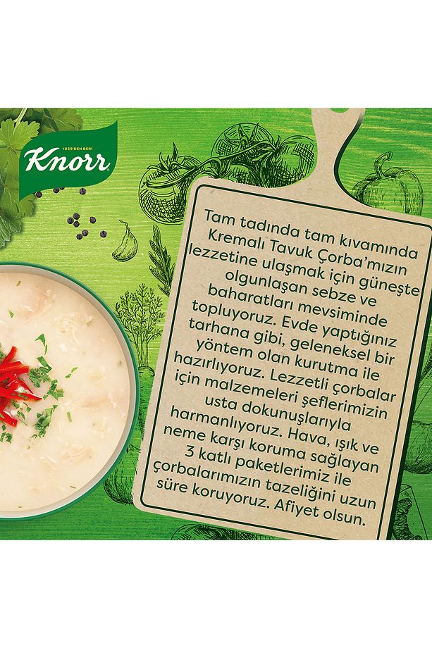 Kremalı Tavuk Çorbası 69 gr X 12 Adet - 5