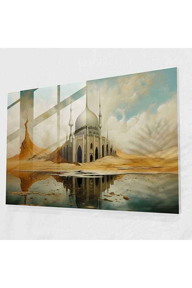 Confused, Media Cami Glass Print, Surreal Contemplation, Cami, Thought, Provocative