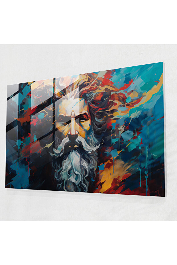 Mythology Glass Print - Mythology, Modern Art, Glass Print, Home Decor