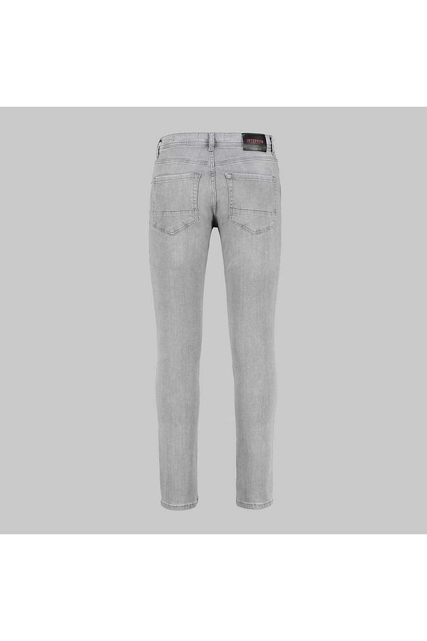 Intervıew Midas Slim Fit Gri Kot Pantolon - 2