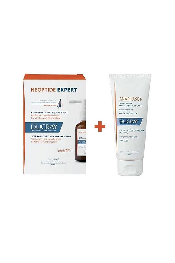Güçlendirici ve Yoğunlaştırıcı Serum 2x50 ml + Ducray Saç Dökülmesi Karışıtı Şampuan 100 ml - 1