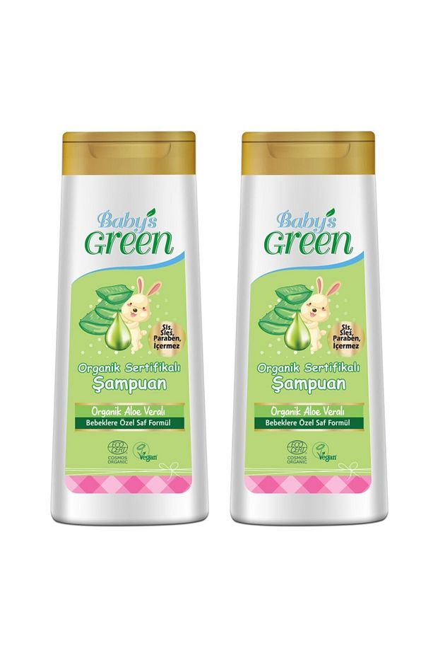 2'li Set - Organik Aloe Veralı Bebek Saç Ve Vücut Şampuanı ( 400 ml X 2 Adet ) - 1