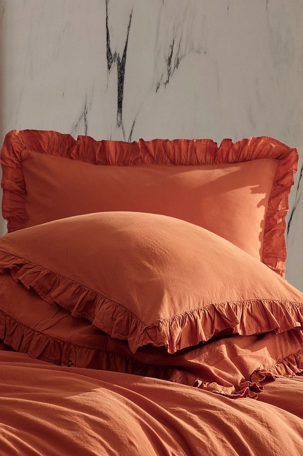 Hermes %100 Pamuklu Fırfırlı Tek Kişilik Nevresim Takımı 160*220 Hrmstkt - 3