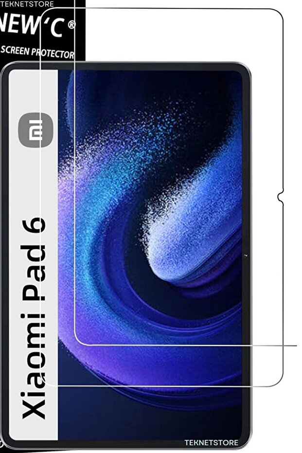 واقي شاشة نانو مقاوم للكسر متوافق مع Xiaomi Pad 6 / Pad 6 Pro مقاس 11 بوصة، وواقي زجاجي شفاف متوافق تمامًا