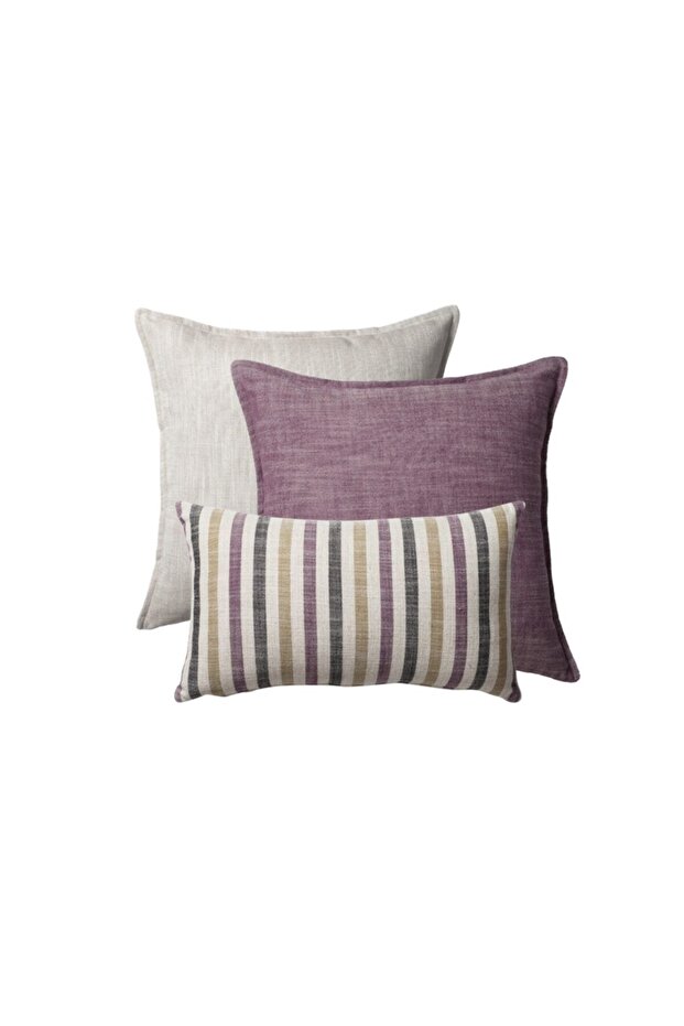 "porto & Capri " - Decorative Pillow - 3-Piece Combination Set (Inner Pillow Included)