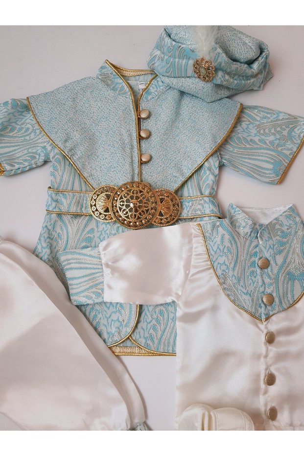 ( WITH BOOTIES ) 0 6 MONTHS AND 1 YEAR OLD CIRCUMCISION MEVLUT OUTFIT, CIRCUMCISION MEVLUT DRESS ŞEHZADE BABY GIFT