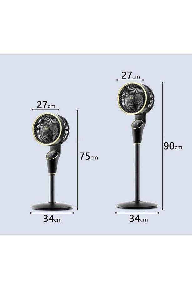 90cm Fan Led Ekranlı Kumandalı Vantilatör Ayarlanabilir 3 Farklı Boy CVR-MX45 - 5