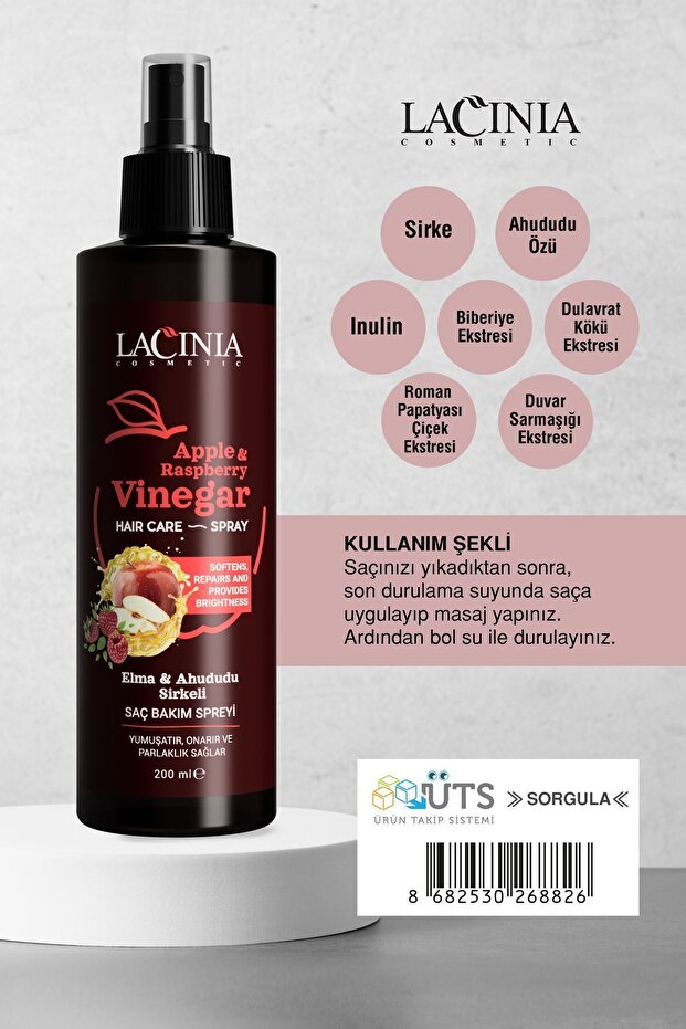 Elma&ahududu Sirkeli Bakım Spreyi 200ml - 3