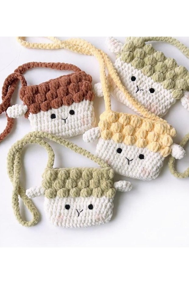 Girl's Bag Cute Fluffy Bag Girl's Bag Kindergarten Nursery Bag
