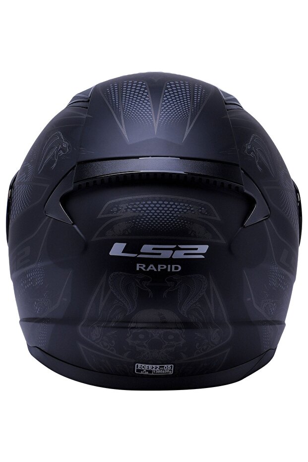 Rapid 2 Crypt Kask/ Siyah Vizör Ile Efsane Görünüm - 5