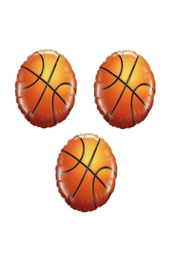 Best Basketball Ball Foil Balloon 3 Pieces 45 cm