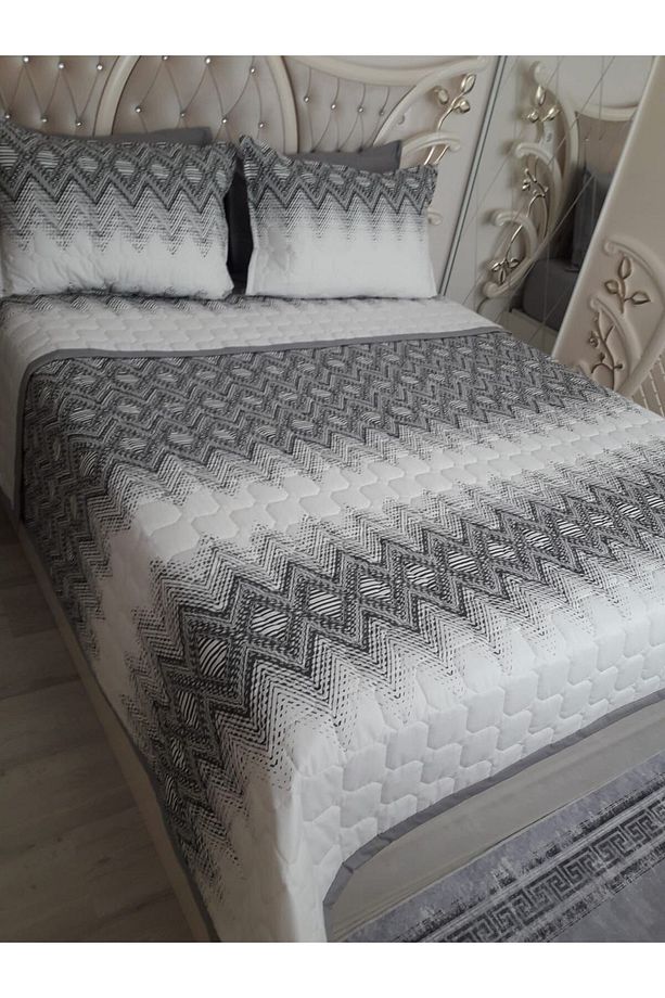 Kapitone yatak örtüsü çok amaçlı pike - 1