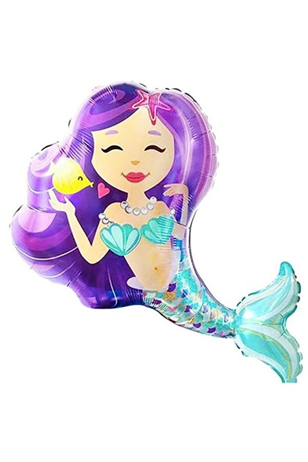 75 cm Star Foil Balloon - Mermaid
