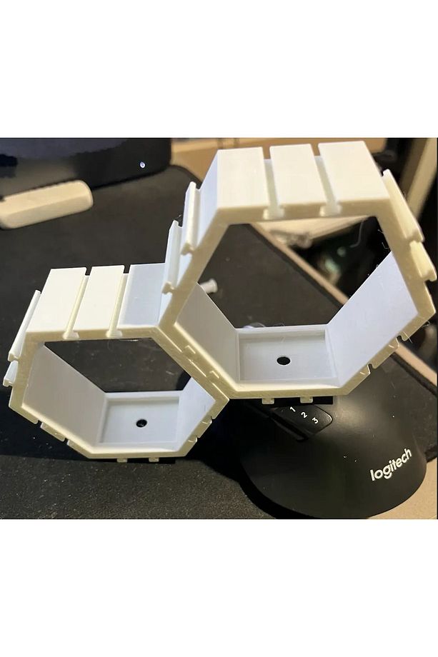 Mini Figür Duvar Rafı 5 Adet - 4