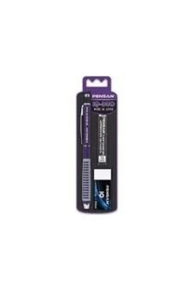Iq- Duo Versatil (Pen with Tip) Pencil Purple 0.5 Tip Eraser Tip Set