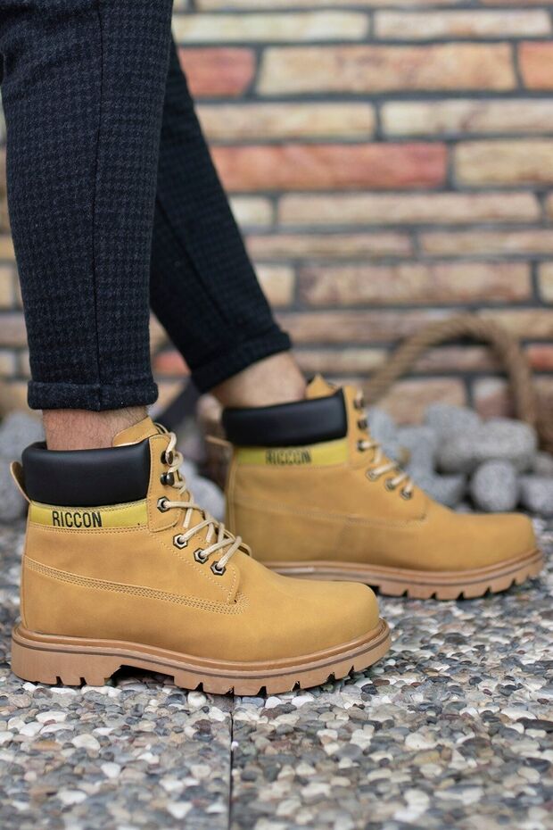 Riccon Nubuk Camel Unisex Bot 0012923 - 4