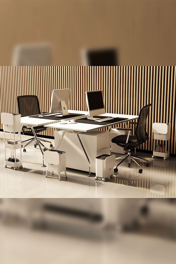 15 Litre Tek Raf Üniteli Tekerlekli Fonksiyonel Kapaklı Banyo Ve Mutfak Çöp Kovası - 2