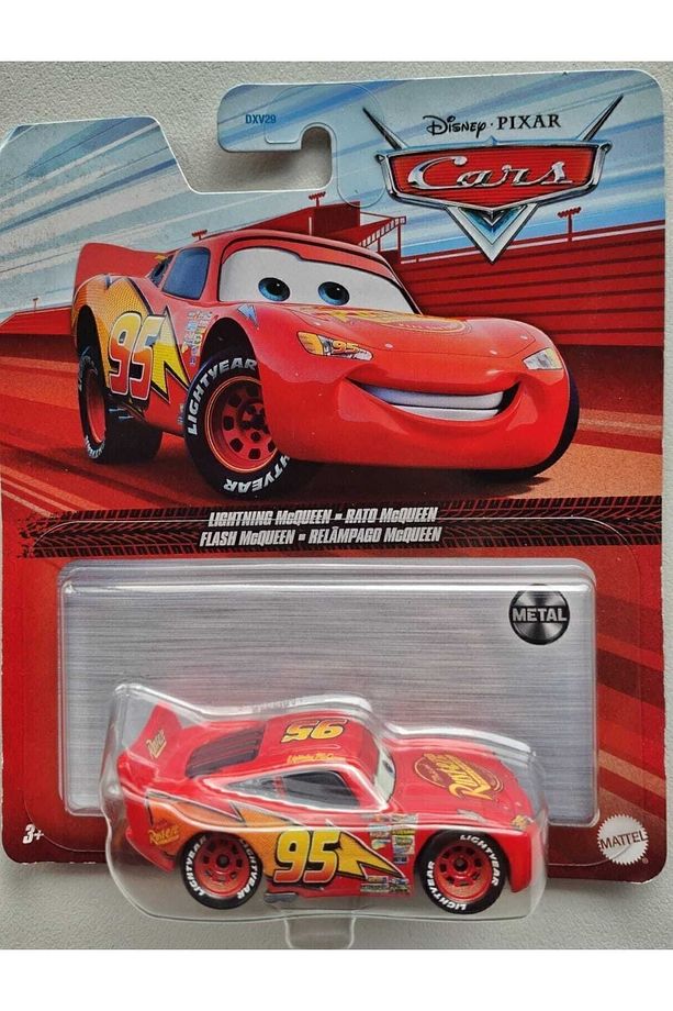Disney 3 Şimşek Mcqueen 1:55 Tekli Karakter Araçlar Dxv29 Flm26-ja10 - 1