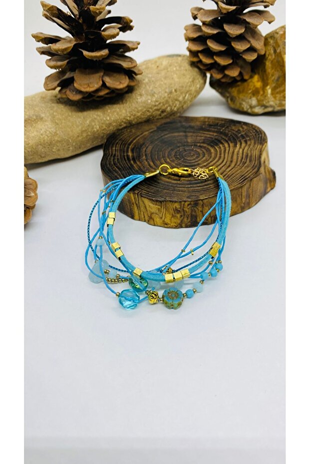 Handmade Czech Glass Multiple Women's Bracelet