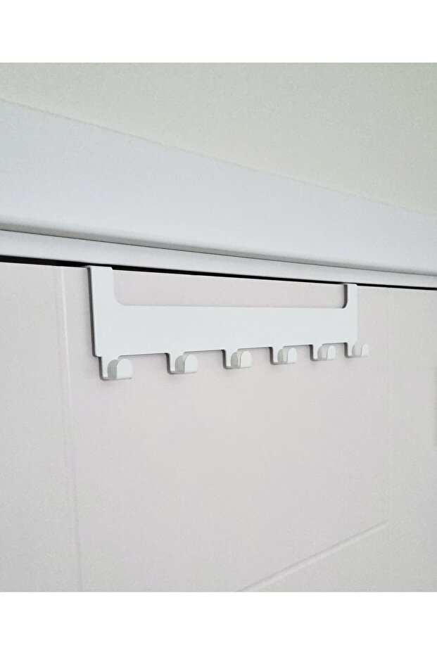 Mat Beyaz Kapı Arkası Askılık - 2