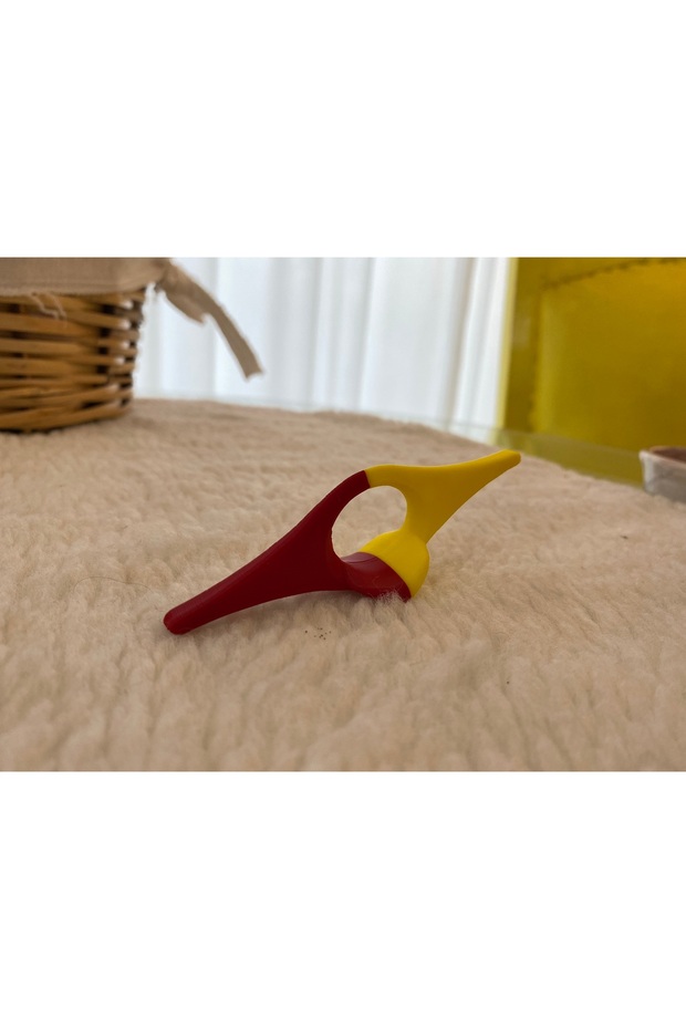 خاتم قراءة الكتب باللون الأصفر والأحمر - 5