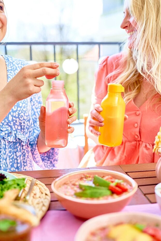 Eco Bottle Square 500 Ml Orange - 4