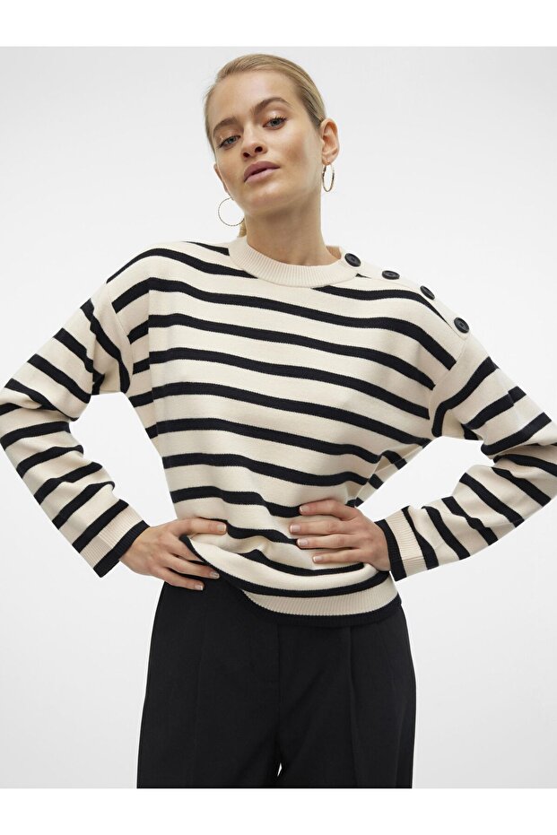 Strickpullover VMSABA Pullover - 5