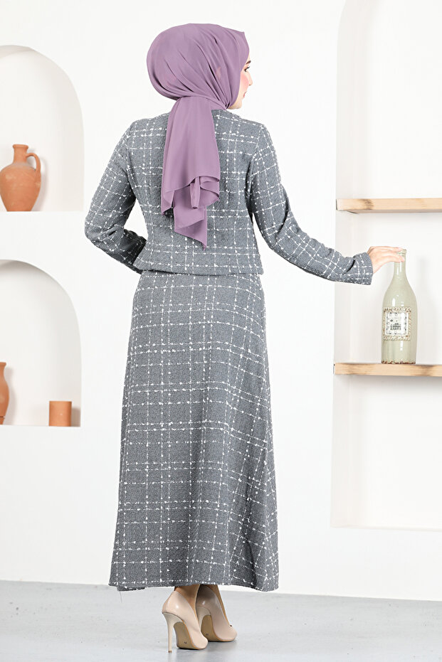 مزيج مع سترة MSL6850 رمادي - 3