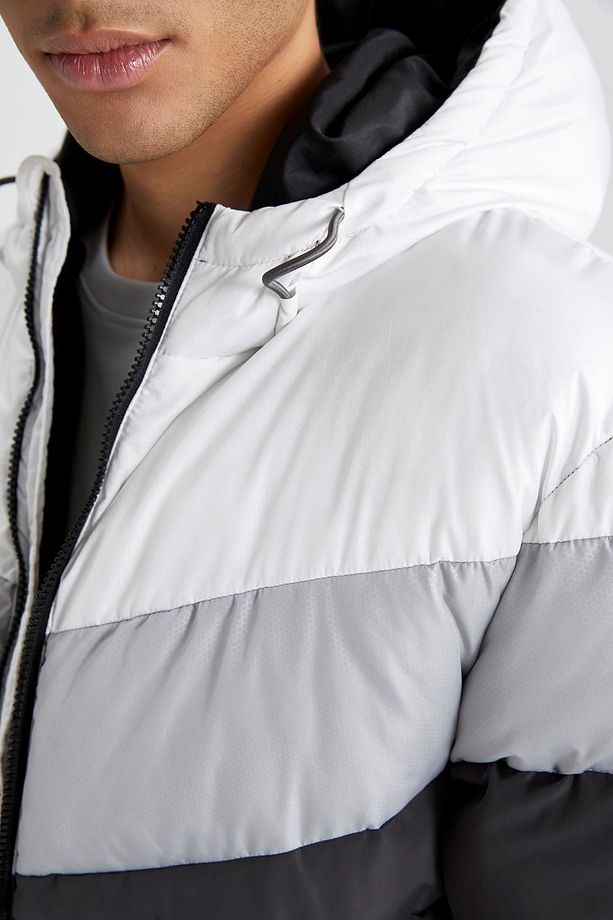 Regular Fit Kapüşonlu Şişme Mont A2249ax23wn - 7