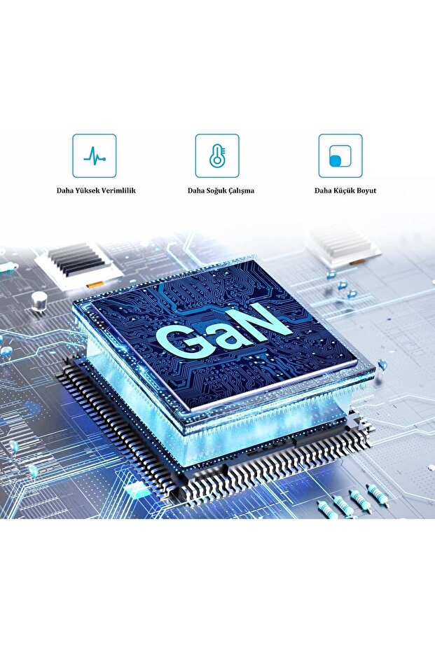 iPhone 35W USB-C 14/13/12/11 Pro Max PD Güç Adaptörü ve Kablo GaN Type-C lightning Hızlı Şarj Cihazı - 6