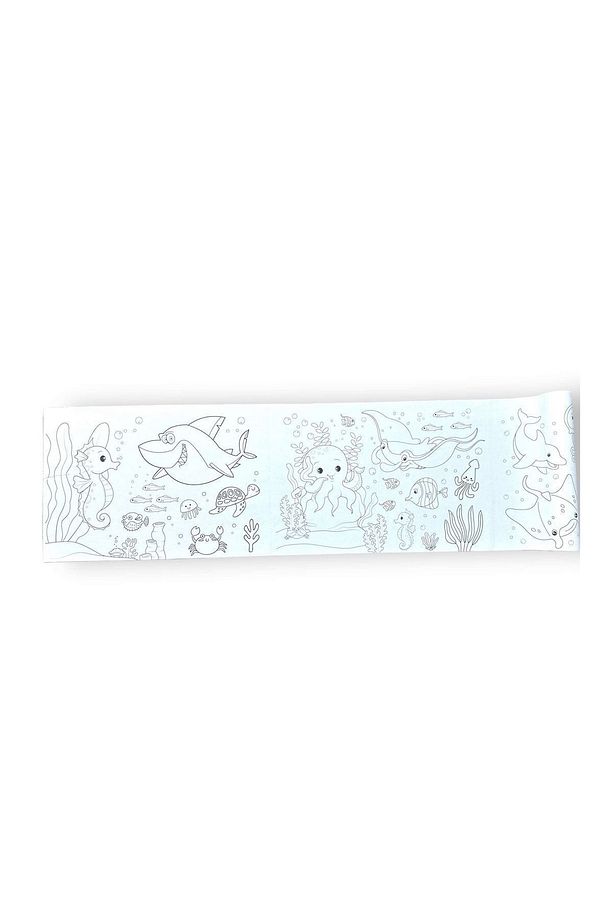 Yapışkanlı Rulo Resim Boyama Kağıdı SEA WORLD  86 x 20 cm - 2