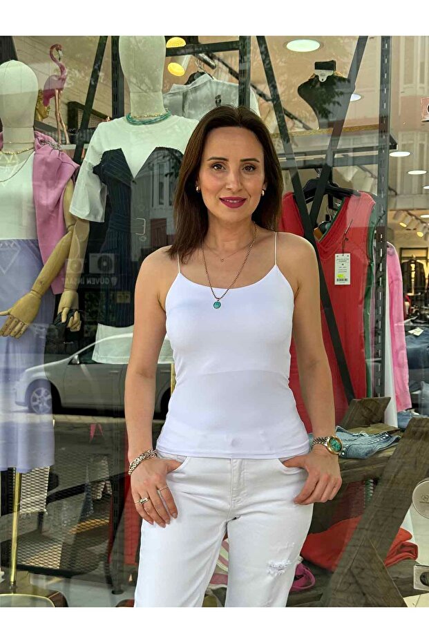 قطعة ملابس قصيرة مزدوجة الطبقات من البولي إيميد مع أشرطة مطاطية - 2