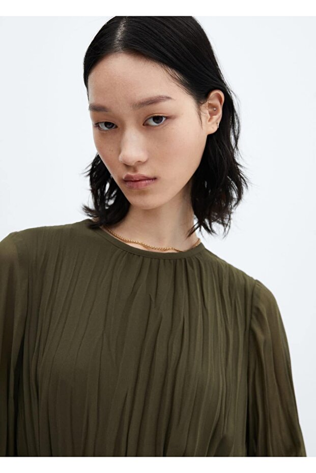 Pilili kısa elbise - 6