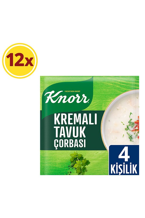 Kremalı Tavuk Çorbası 69 gr X 12 Adet - 1