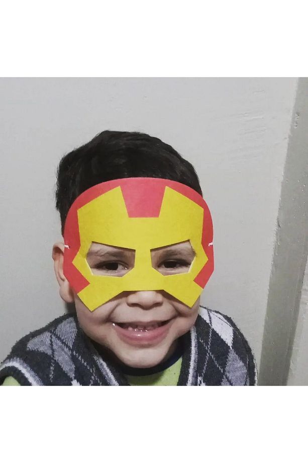Figür Karakter Maske 6 Lı, Örümcek Adam, Batman, Hulk, Superman,kaptan Amerika, Demir Adam - 3