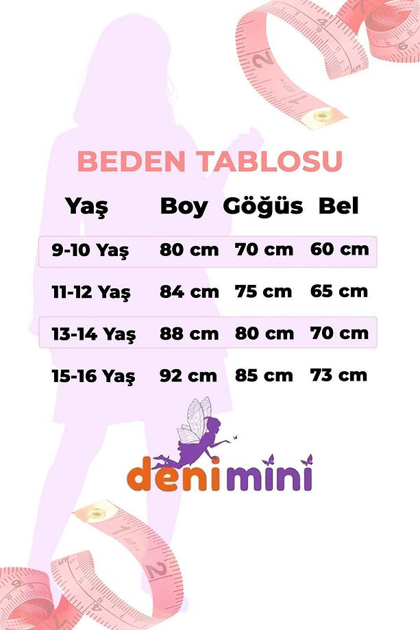 Simli Tül Astarlı Fırfır Etek Abiye Mezuniyet Elbisesi DNM308 - 2