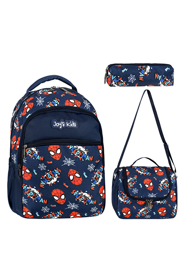 Joys's Kids Primary School Backpack Nutrition + Pen Holder Set of 3