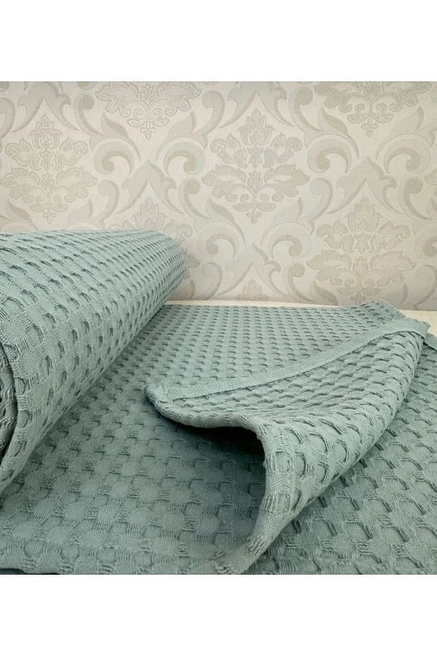 Premium %100 Pamuk Tek Kişilik Yazlık Pike, Yatak Örtüsü, Terletmez Kumaş (160X240CM) - 2