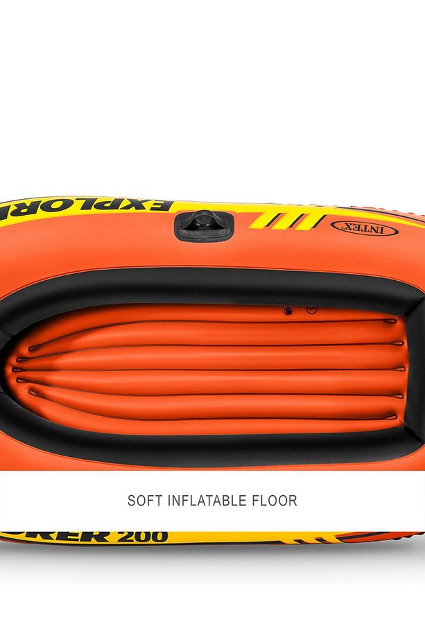 Kürekli Binici Bot Seti - Kürekli Şişme Bot Set-havuz Ve Deniz Binici Bot Explorer 200-185x94x41 Cm. - 6