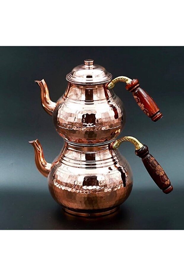 إبريق شاي معدني بحجم عائلي