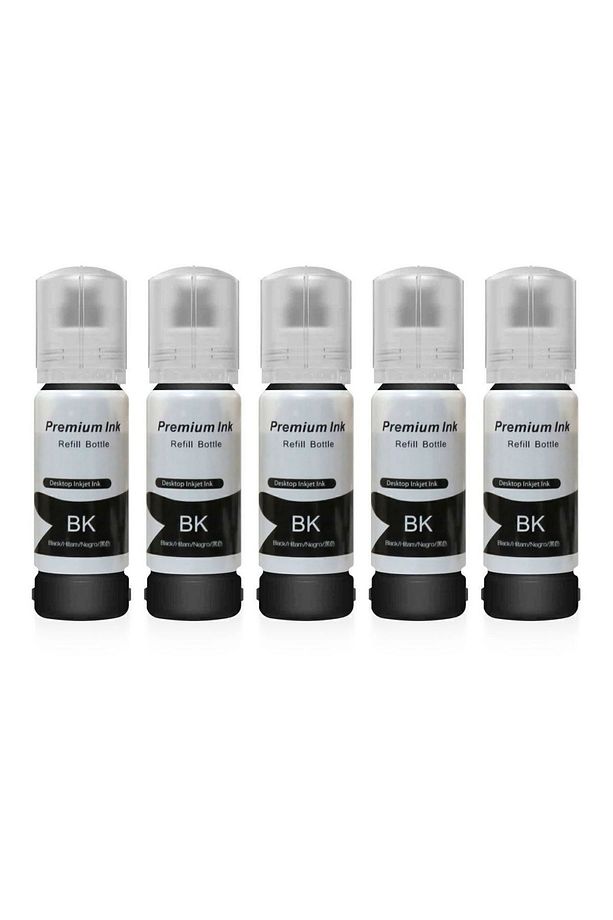 EPSON  EcoTank L3151 için5 Adet Siyah Photoink Mürekkep - 1