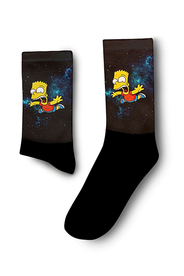Bart Simpson Space Socks - Unisex - 1