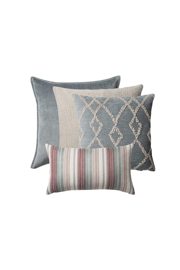 "rodos" - Decorative Cushion - 4-Piece Combo Set (Inner Pillow Included)