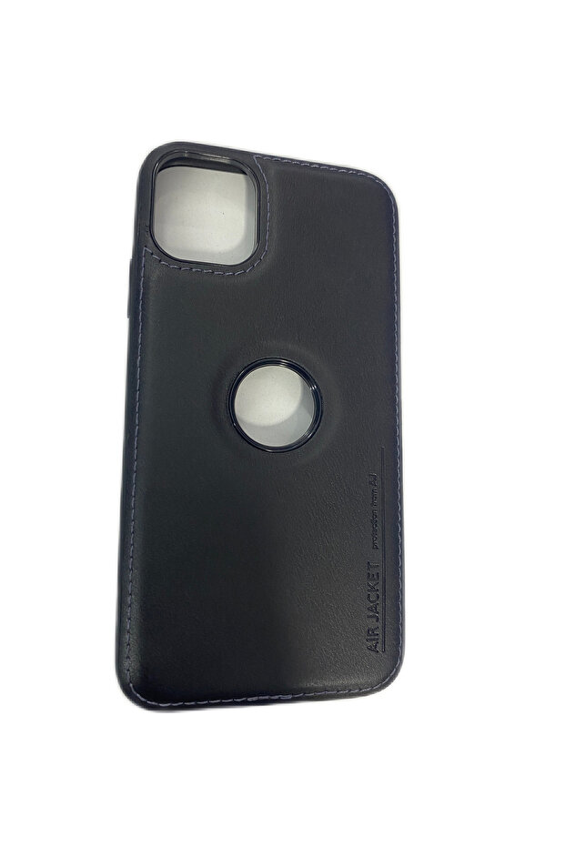 iPhone 11 düz deri kılıf