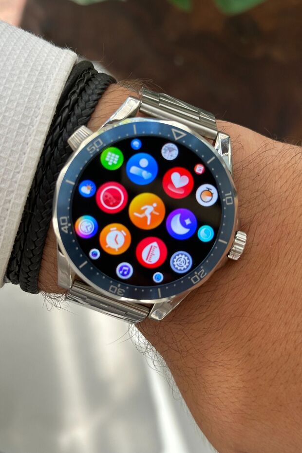 Watch 8Pro 3 Kordonlu İos Ve Android İle Uyumlu Akıllı Kol Saati - 5